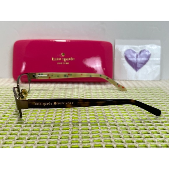 Kate Spade Ashland OFFE Eyeglasses Brown Tortoise Polka Dot Light main image 6